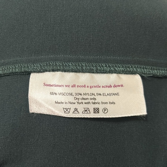 MM Lafleur Lydia Twist Strap Sheath Dress in Forest Green New Size 16 - Picture 13 of 14